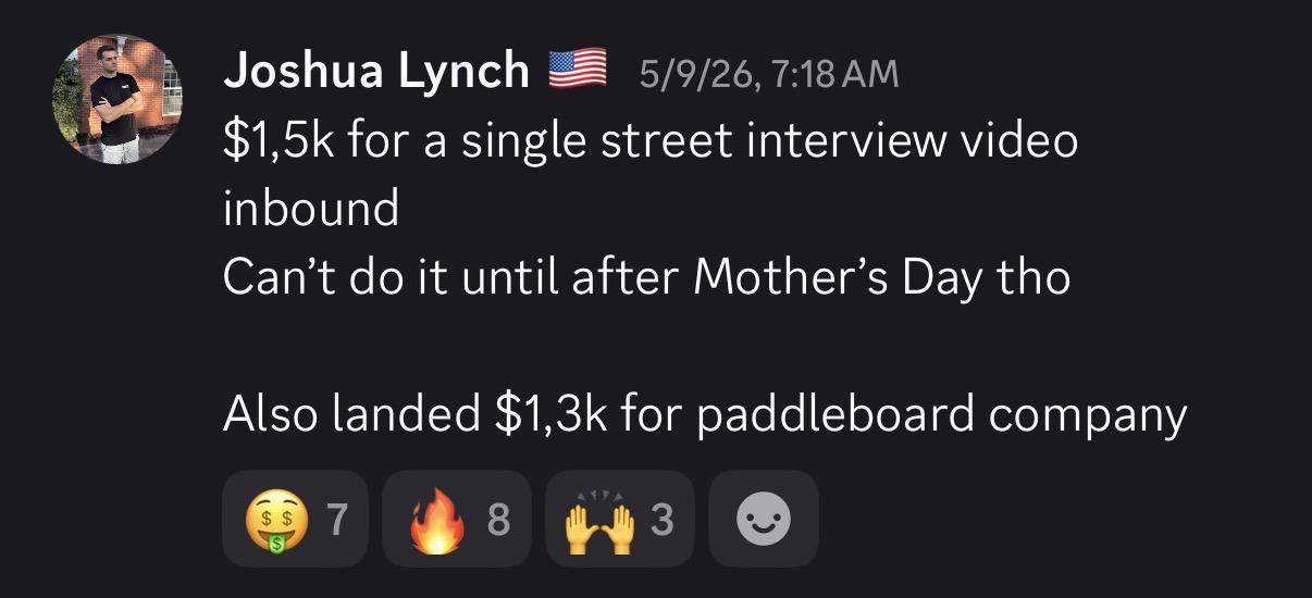 Message from Joshua Lynch