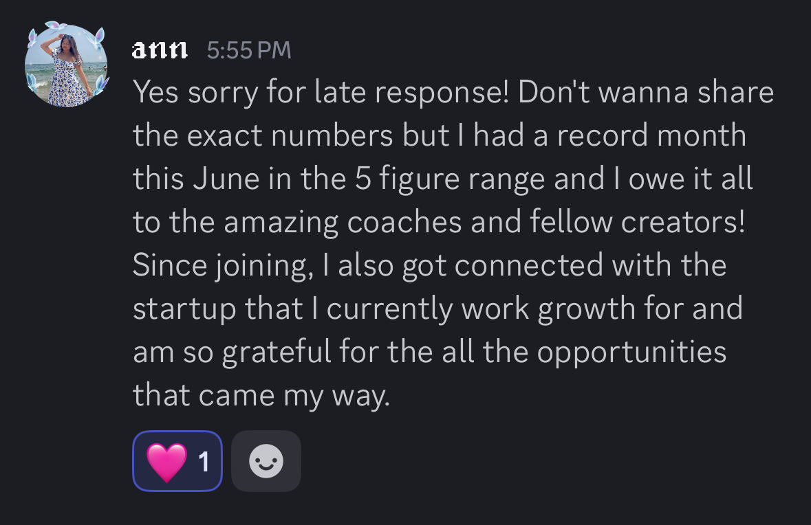 Message from Ann Sun