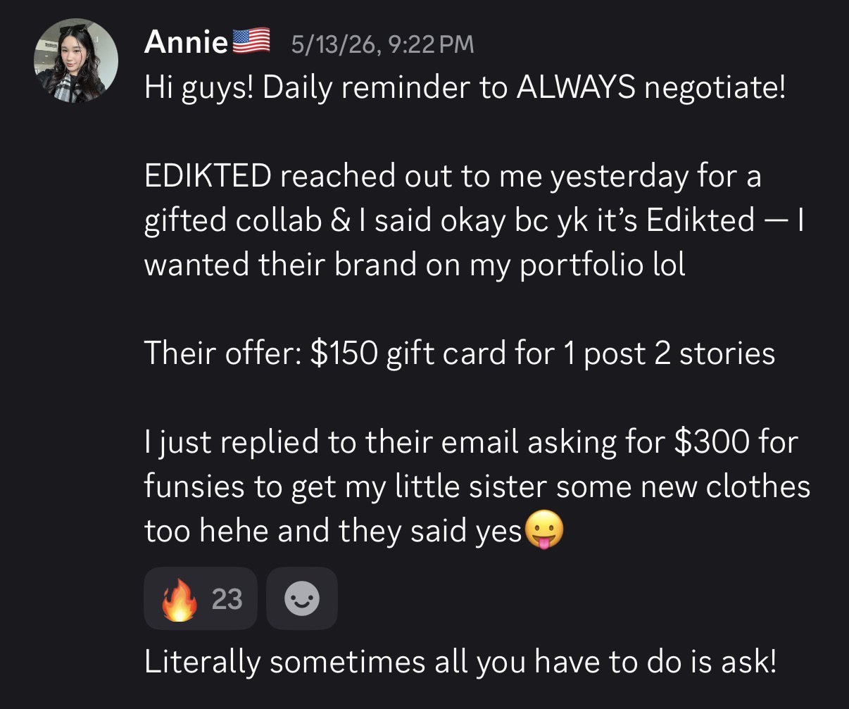 Message from Annie