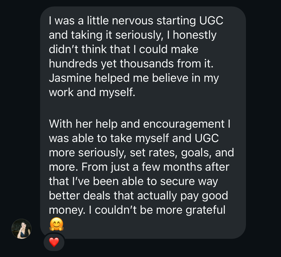 Message from Patricia Sciaroni